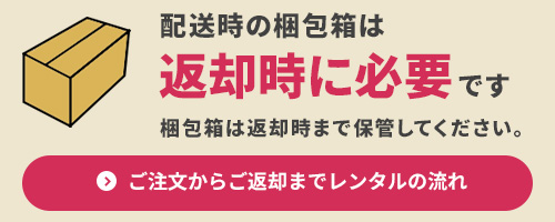 梱包箱は保管しておいてください